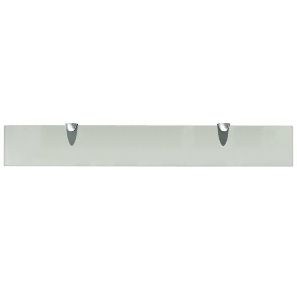 Prateleiras flutuantes 2 pcs vidro 70x10 cm 8 mm - Image 4