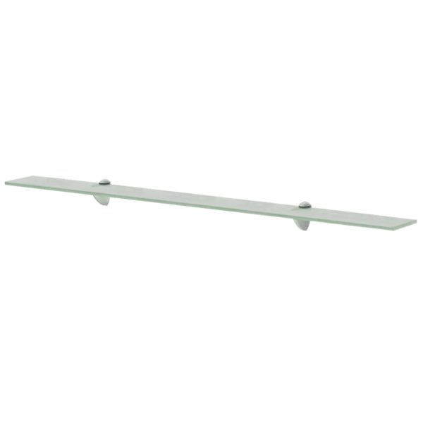 Prateleiras flutuantes 2 pcs vidro 100x10 cm 8 mm - Image 2