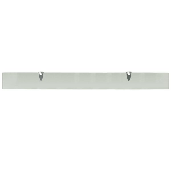 Prateleiras flutuantes 2 pcs vidro 100x10 cm 8 mm - Image 4