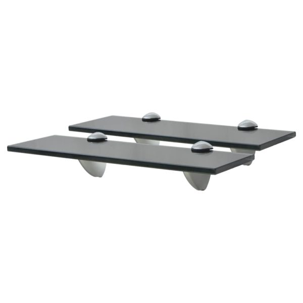 Prateleiras flutuantes 2 pcs vidro 30x20 cm 8 mm
