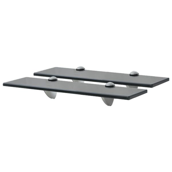 Prateleiras flutuantes 2 pcs vidro 40x20 cm 8 mm