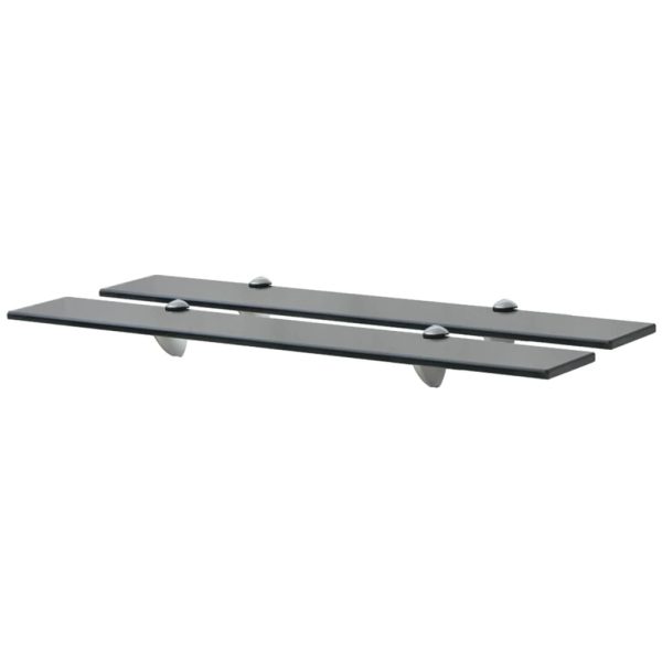 Prateleiras flutuantes 2 pcs vidro 70x20 cm 8 mm