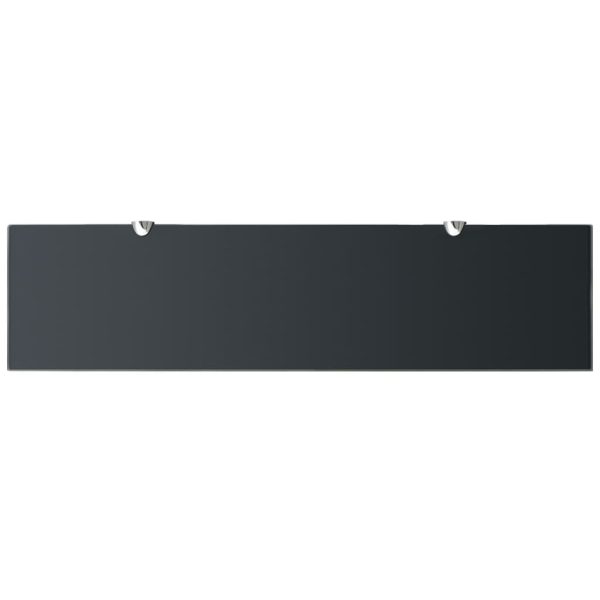 Prateleiras flutuantes 2 pcs vidro 80x20 cm 8 mm - Image 4