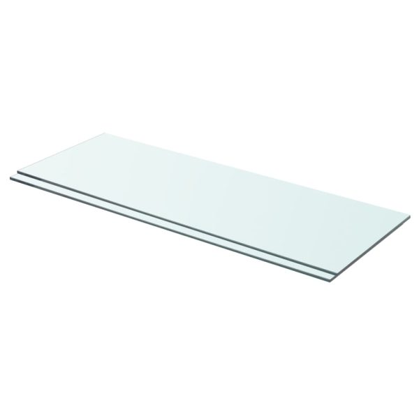 Prateleiras 2 pcs 70x25 cm vidro transparente