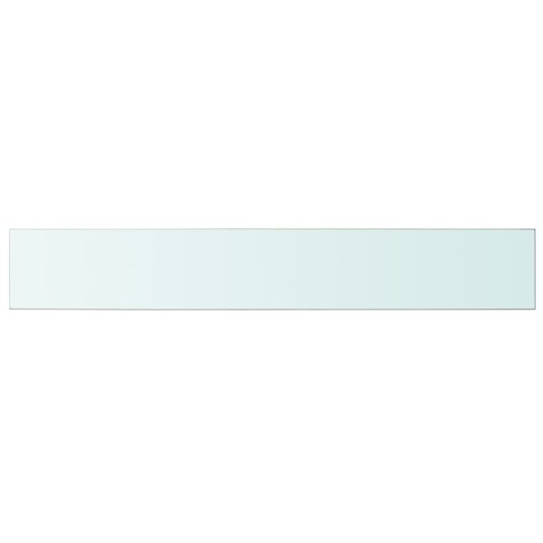Prateleiras 2 pcs 100x15 cm vidro transparente - Image 3
