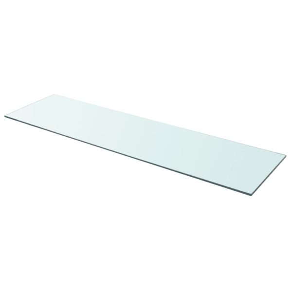 Prateleiras 2 pcs 110x30 cm vidro transparente - Image 2