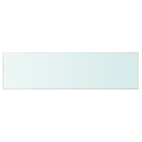 Prateleiras 2 pcs 110x30 cm vidro transparente - Image 3
