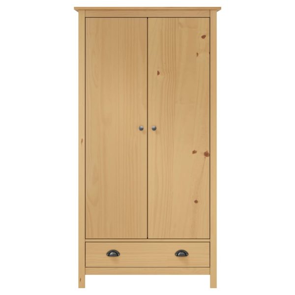 Roupeiro 2 portas Hill 89x50x170 cm pinho maciço - Image 2