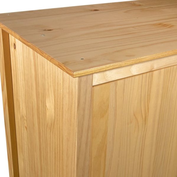 Roupeiro 2 portas Hill 89x50x170 cm pinho maciço - Image 6