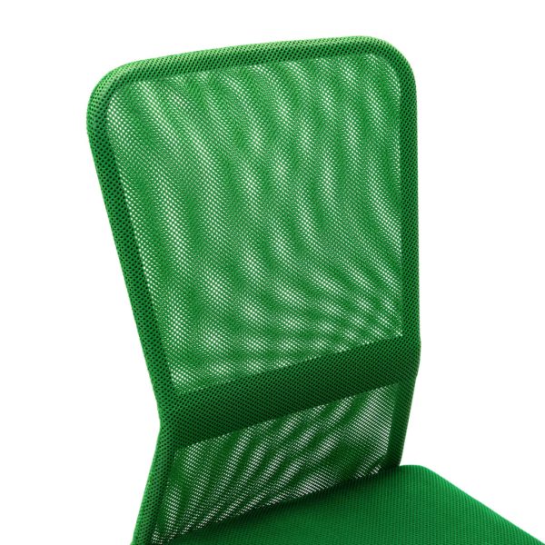 Cadeira de escritório 44x52x100 cm tecido de malha verde - Image 5