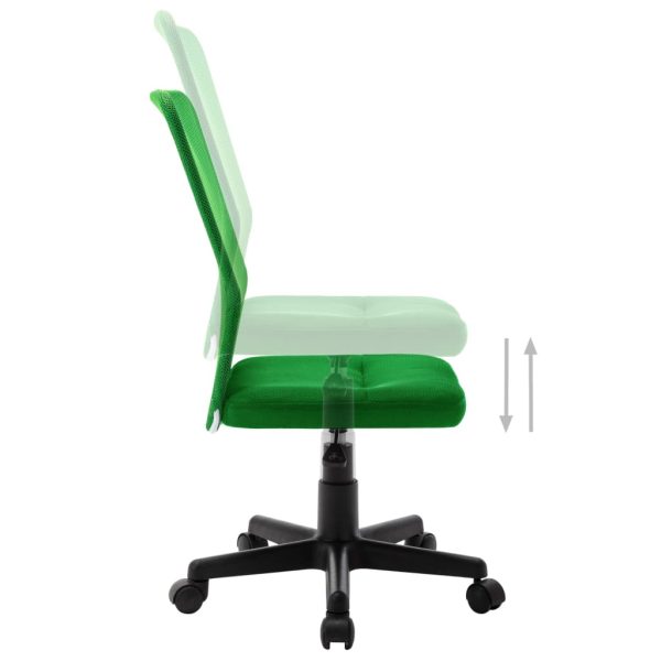 Cadeira de escritório 44x52x100 cm tecido de malha verde - Image 7