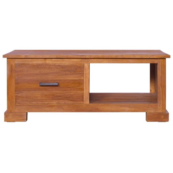 Móvel de TV 90x50x37 cm madeira de teca maciça - Image 3