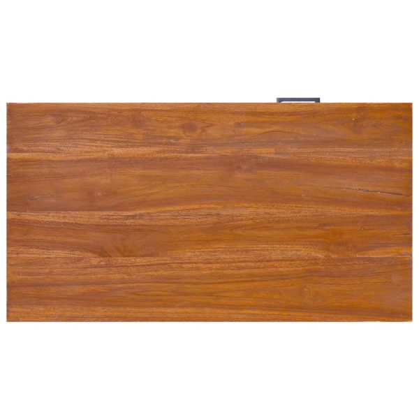 Móvel de TV 90x50x37 cm madeira de teca maciça - Image 6