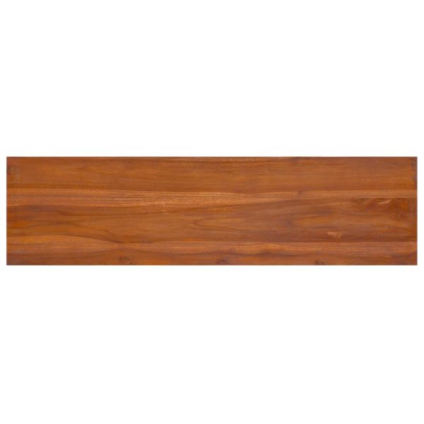 Móvel de TV 112x30x37 cm madeira de teca maciça - Image 6