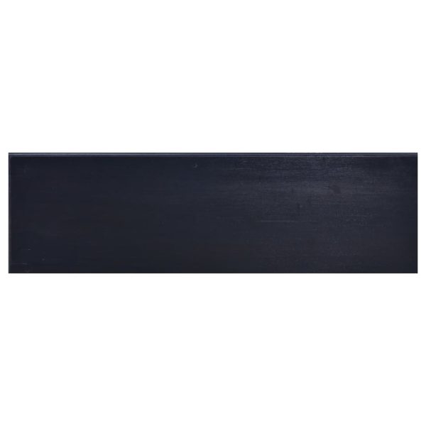 Móvel de TV 100x30x45 cm mogno maciço castanho café preto-claro - Image 6