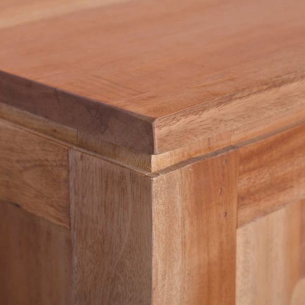 Móvel de TV 110x30x45 cm madeira de mogno maciça - Image 6