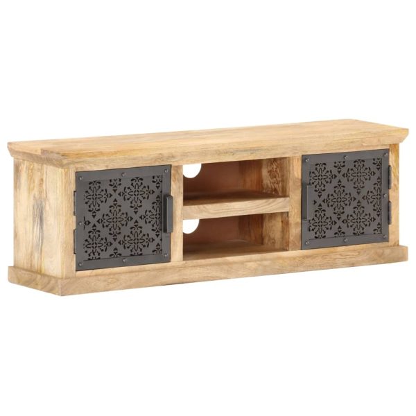 Móvel de TV com portas de aço 120x30x40cm mangueira maciça - Image 9