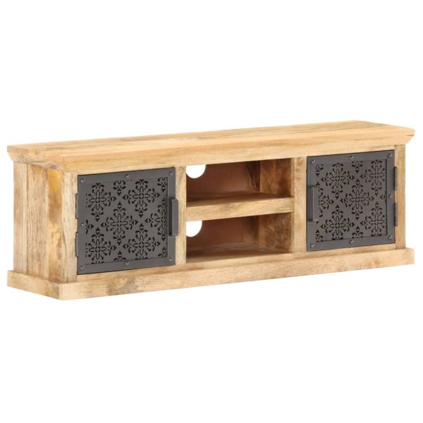 Móvel de TV com portas de aço 120x30x40cm mangueira maciça - Image 10