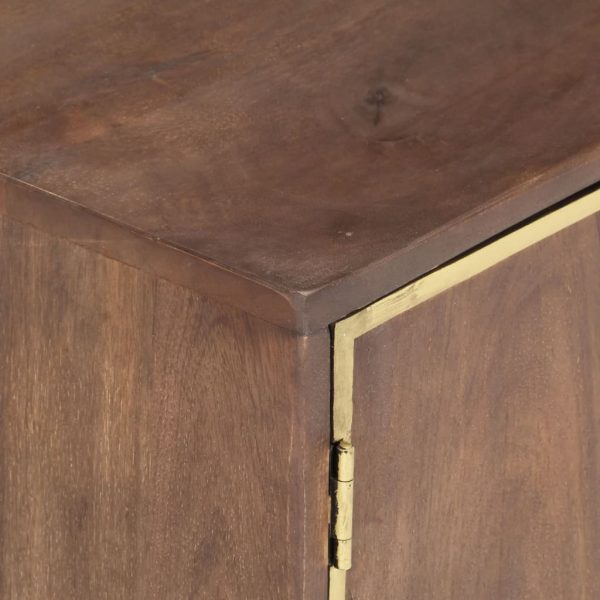 Móvel de TV 120x30x46 cm madeira de mangueira maciça - Image 6