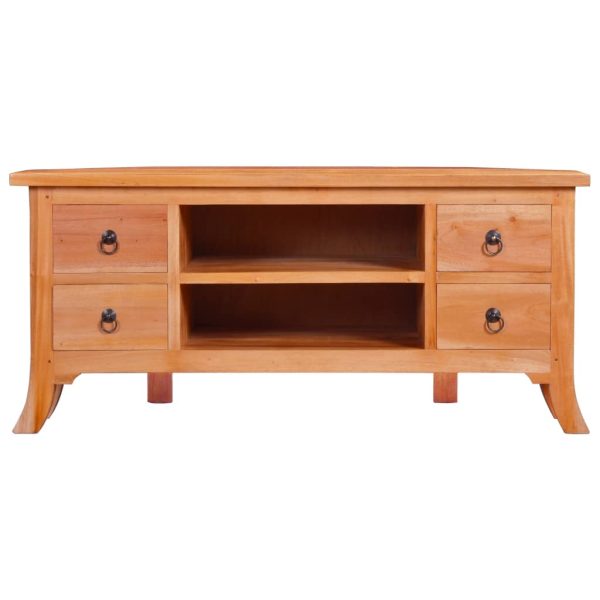 Móvel de TV 100x40x45 cm madeira de mogno maciça - Image 2
