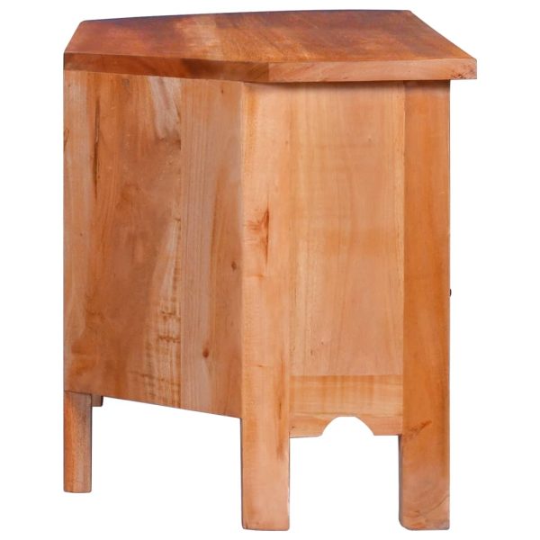 Móvel de TV 100x40x45 cm madeira de mogno maciça - Image 4