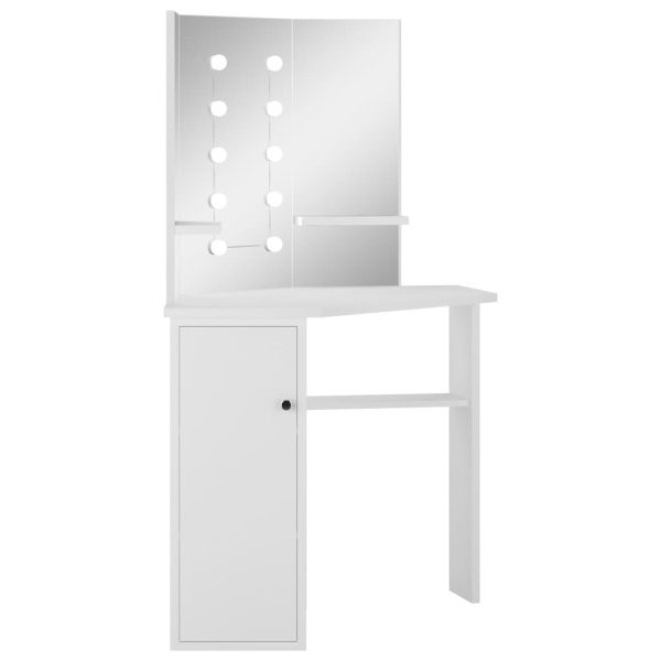 Mesa de maquilhagem/toucador com luzes LED branco claro - Image 3