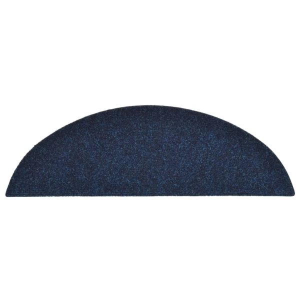 Tapetes escada autoadesivos 15pcs 56x17x3cm azul-marinho - Image 6