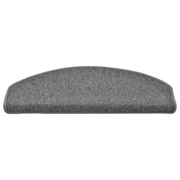 Tapete/carpete para degraus 15 pcs 65x24x4cm cinza-escuro - Image 4