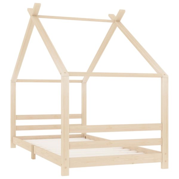 Estrutura de cama para crianças 90x200 cm pinho maciço - Image 2