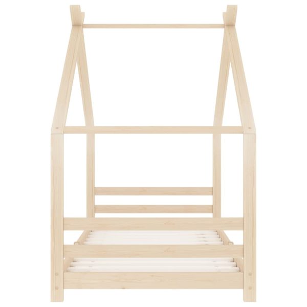 Estrutura de cama para crianças 90x200 cm pinho maciço - Image 3