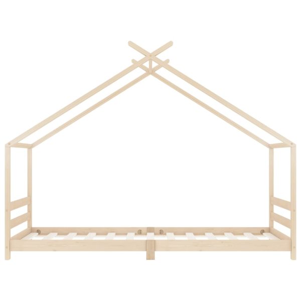 Estrutura de cama para crianças 90x200 cm pinho maciço - Image 4