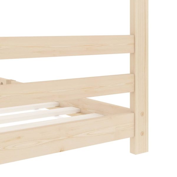 Estrutura de cama para crianças 90x200 cm pinho maciço - Image 6