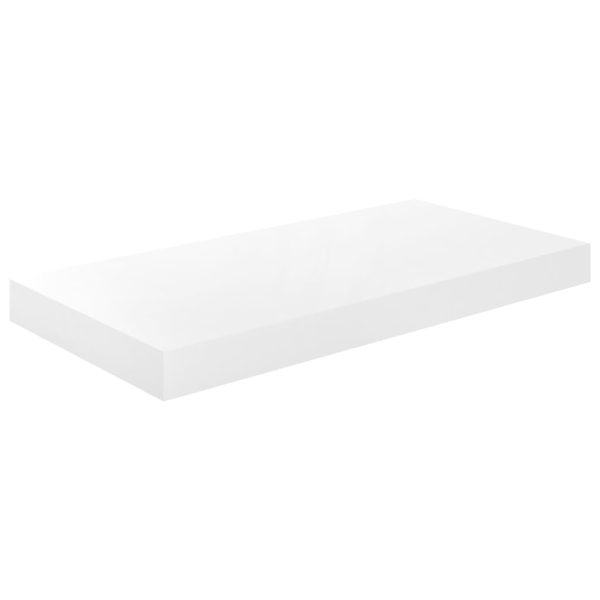 Prateleiras de parede suspensas 4 pcs 50x23x3,8cm MDF branco - Image 4