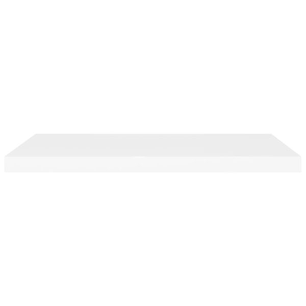 Prateleiras parede suspensas 2 pcs 80x23,5x3,8cm MDF branco - Image 4