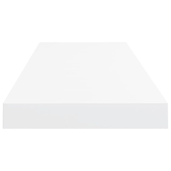 Prateleiras parede suspensas 4 pcs 80x23,5x3,8cm MDF branco - Image 6