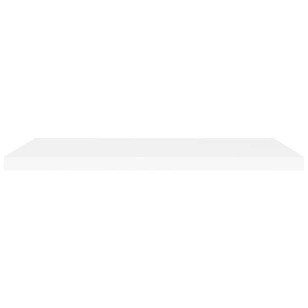 Prateleiras parede suspensas 2 pcs 90x23,5x3,8cm MDF branco - Image 4
