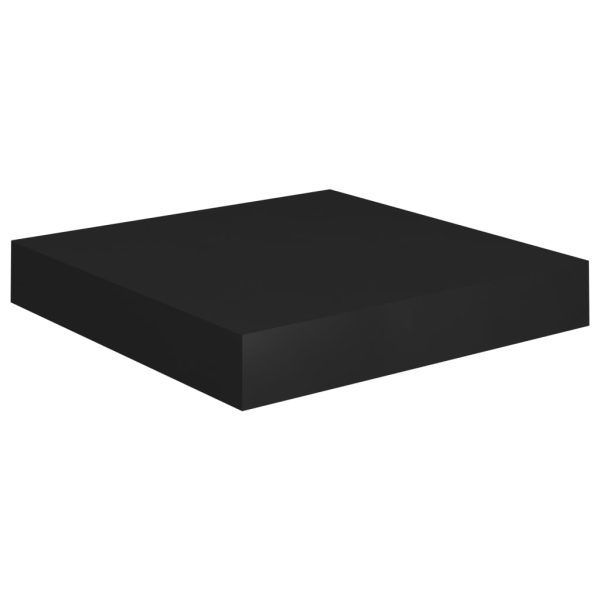 Prateleira parede suspensa 23x23,5x3,8 cm MDF preto - Image 2