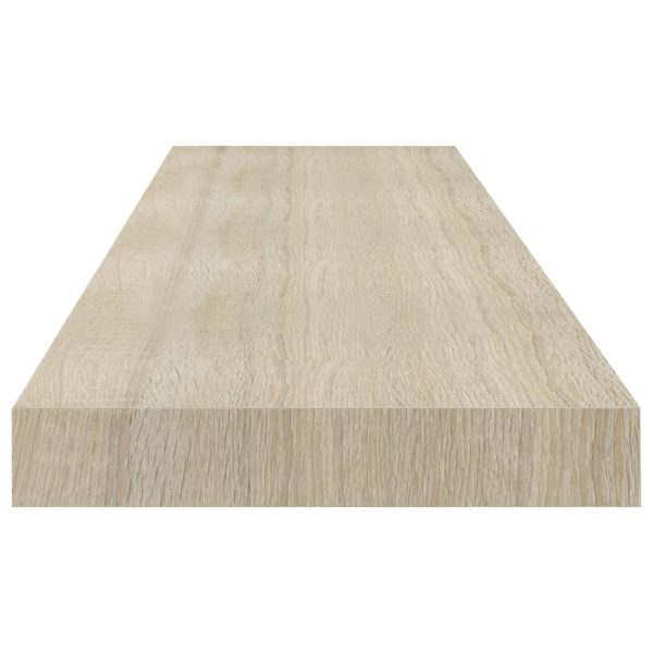 Prateleiras parede suspensas 4 pcs 90x23,5x3,8cm MDF carvalho - Image 5