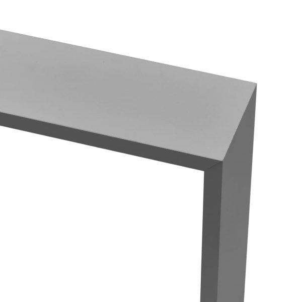 Prateleiras de parede em forma de cubo 3 pcs MDF cinzento - Image 9