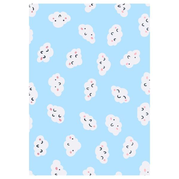 Tapete estampado 80x150 cm tecido multicor