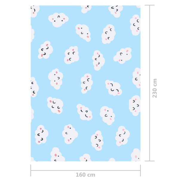 Tapete estampado 160x230 cm tecido multicor - Image 5