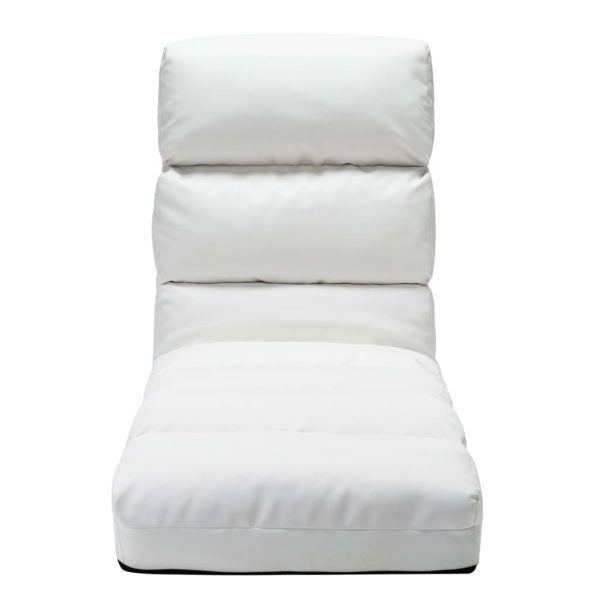 Colchão dobrável couro artificial branco - Image 2