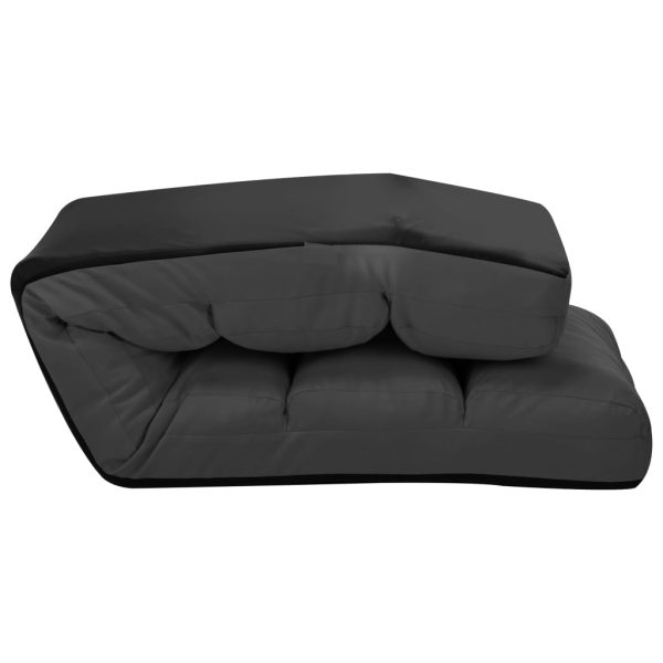 Colchão dobrável couro artificial antracite - Image 6