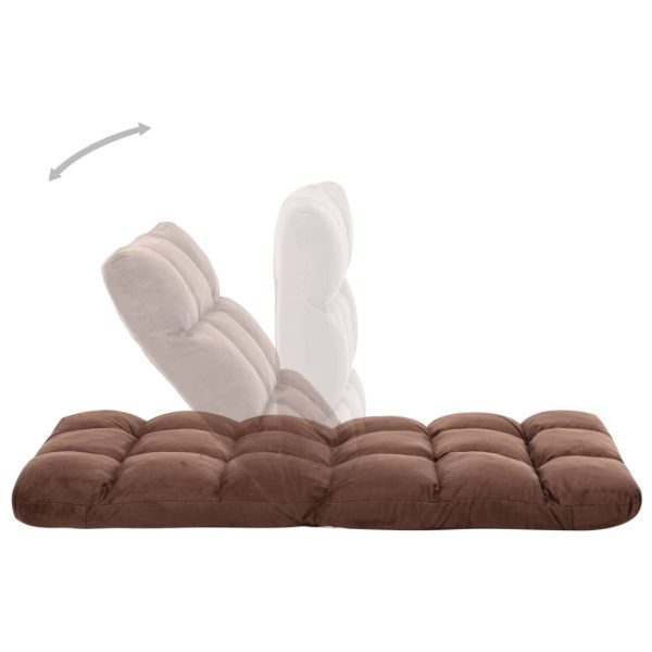 Colchão dobrável microfibra castanho - Image 6