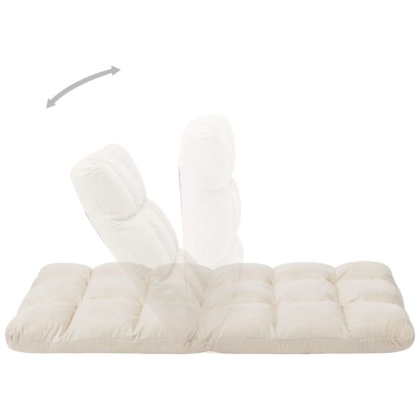 Colchão dobrável microfibra creme - Image 6