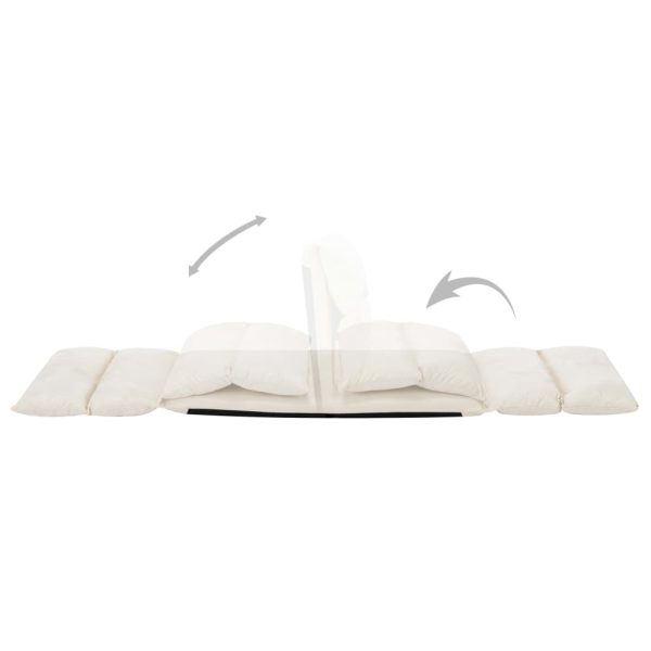 Colchão dobrável microfibra cor creme - Image 8