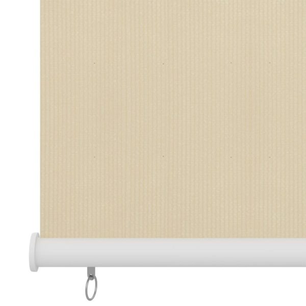 Estore de rolo para exterior PEAD 60x140 cm cor creme - Image 4