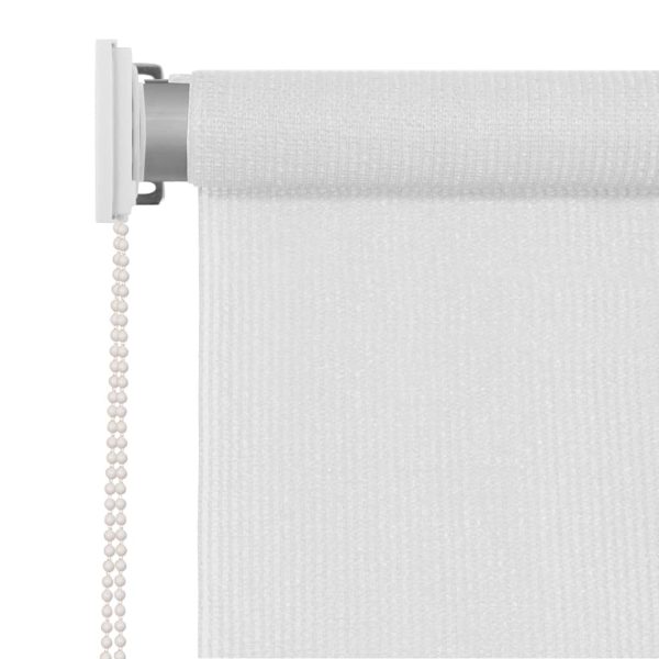 Estore de rolo para exterior PEAD 60x140 cm branco - Image 3