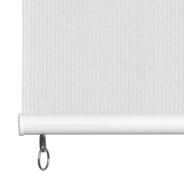 Estore de rolo para exterior PEAD 60x140 cm branco - Image 4