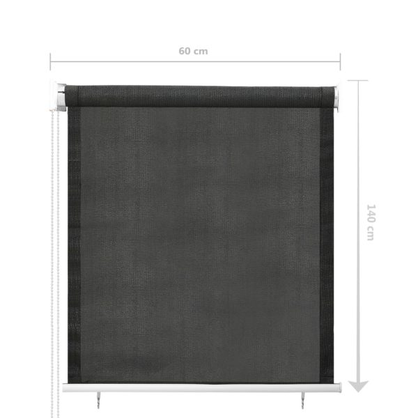 Estore de rolo para exterior 60x140 cm antracite - Image 6